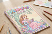Magical Princess Coloring Book Vol28, a Person Illustration by ikarifq shop (Thumbnail 2 of 7)