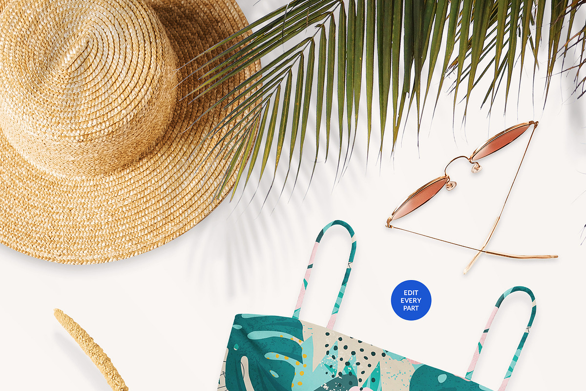 Mega Bundle Swimsuits 36x Mock-ups, a Print Template by Mocca Mockups Store (Photo 10 of 16)