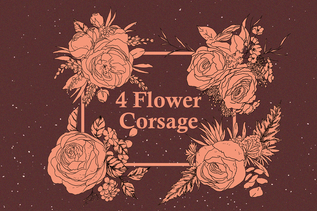 Winter Joy - Flowers & Foliages, an Illustration by clairedelune (Photo 3 of 7)