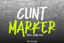 Clint Marker - Graffiti Font