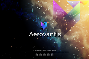 Gradient Modern Origami Bird Logo, a Branding & Logo Template by Artnivora.Std