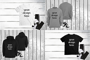 Apparel Mockup Bundle Gildan Hoodie