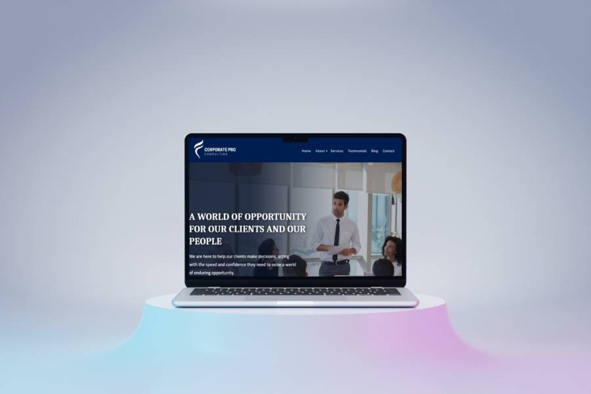 Business WordPress Theme - CorporatePro preview 2