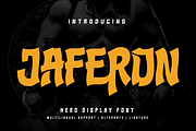 Jaferon | Display Hero Font, a Serif Font by twinstd (Thumbnail 1 of 13)