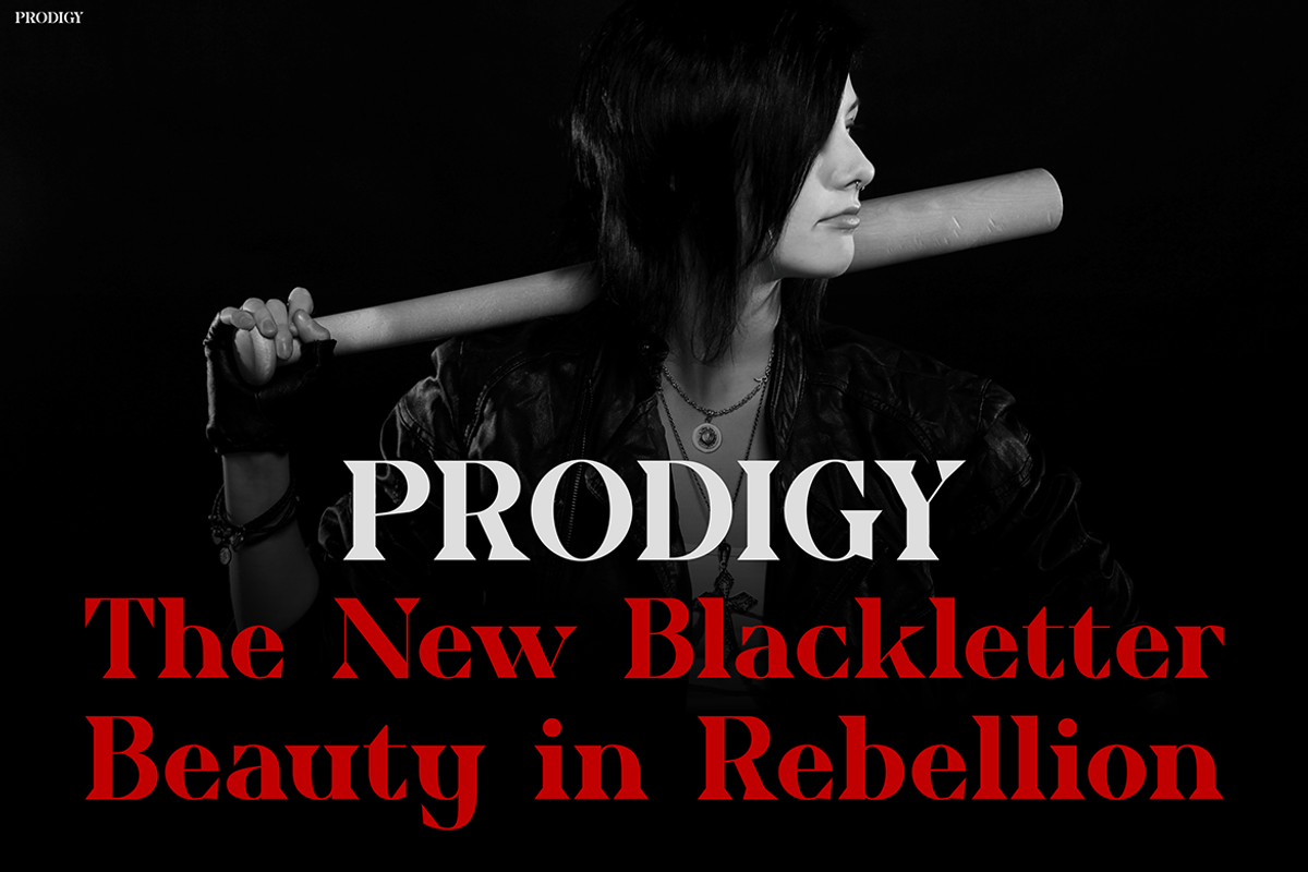 Prodigy, a Blackletter Font by Pinisi ART (Photo 9 of 10)