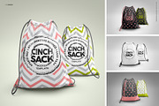 Drawstring BackpackCinch Sack Mockup, a Packaging Mockup by INCDesign (Thumbnail 2 of 6)