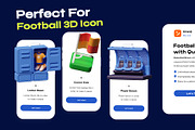Football & Soccer 3D Icon Pack, an Environmental 3D Model by orenjidesign (Thumbnail 5 of 8)