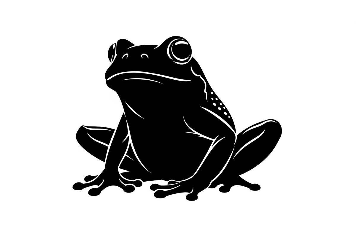 Frog Silhouette Vector Bundle, an Illustration by jahid234 (Photo 18 of 46)