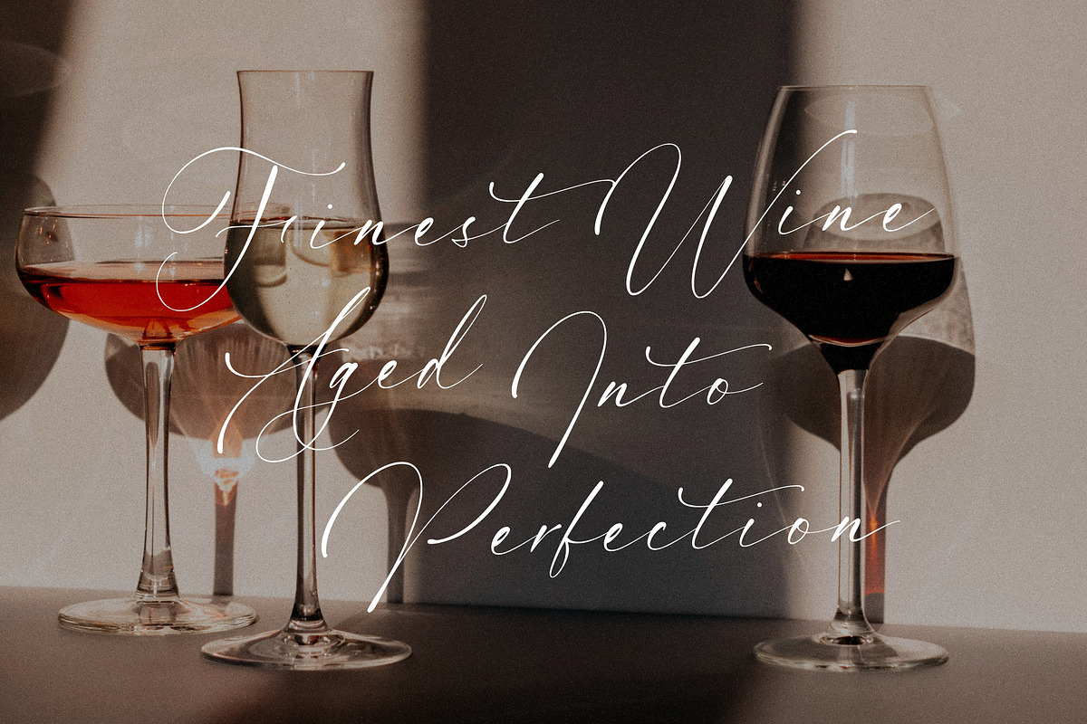 Rusticglam - Handwritten Script Font, a Script Font by Letterative Studio (Photo 2 of 7)