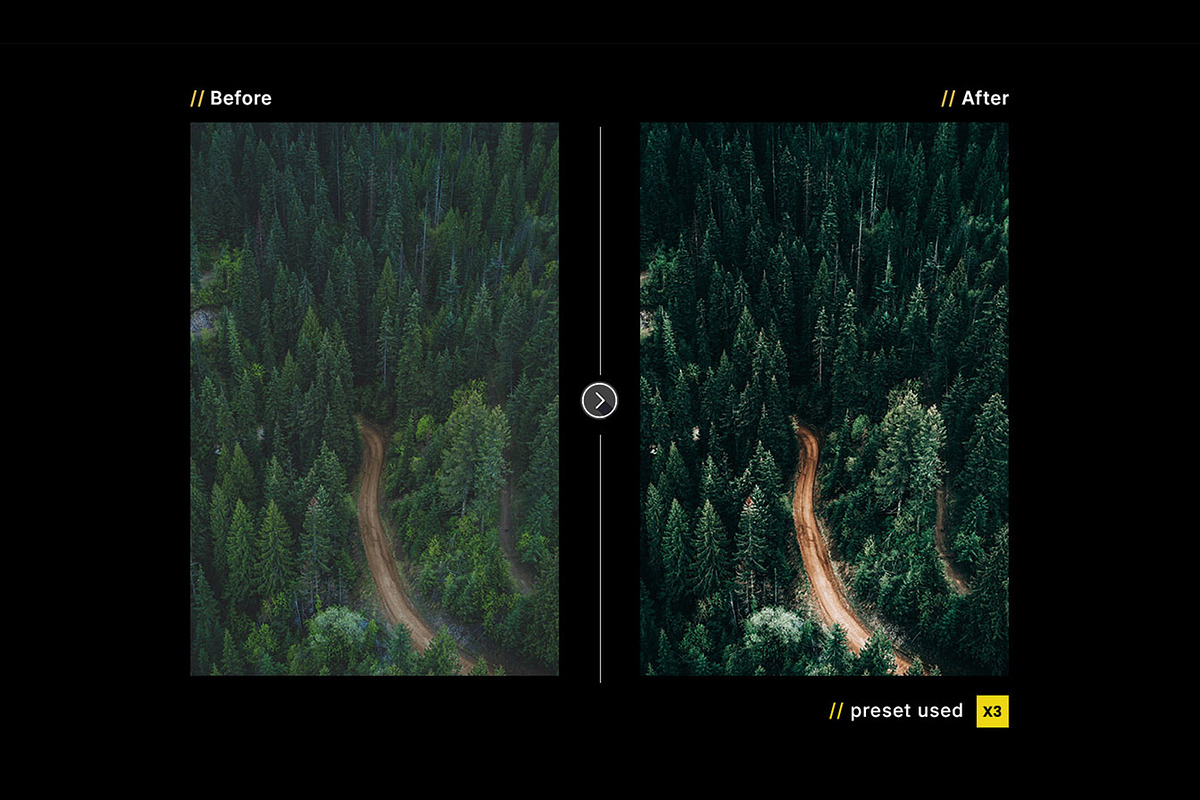 Deep Forest – Actions and Presets, a Preset Add-On by Hydrozi Presets (Photo 4 of 9)