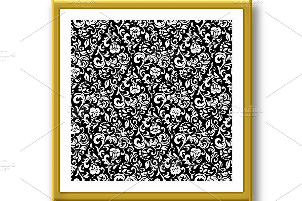 Floral pattern. Vintage wallpaper, a Pattern Graphic by RODINA (Photo 2 of 3)