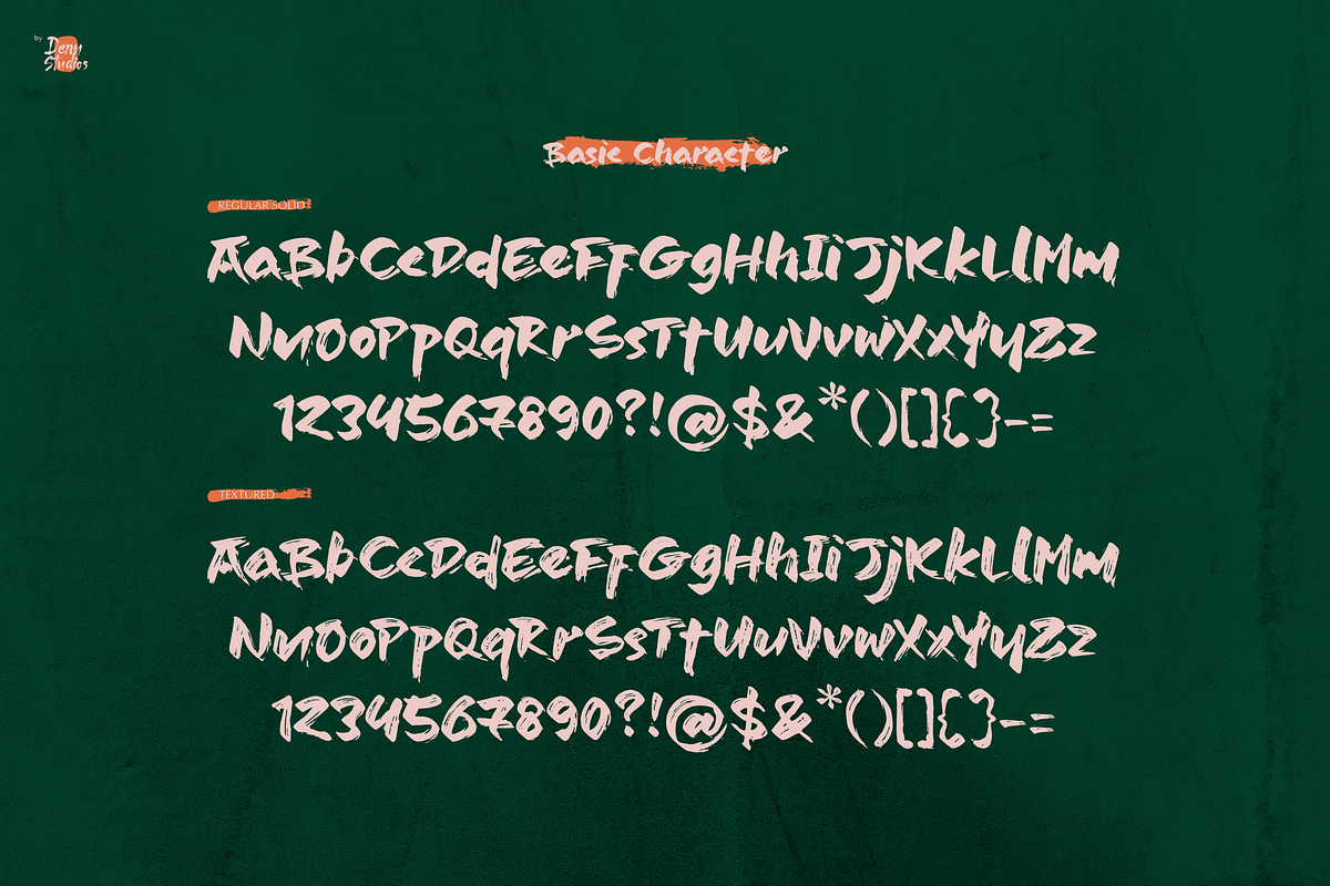Jinsei | Japanese Solid Brush, a Handwritten Font by Denustudios (Photo 10 of 12)