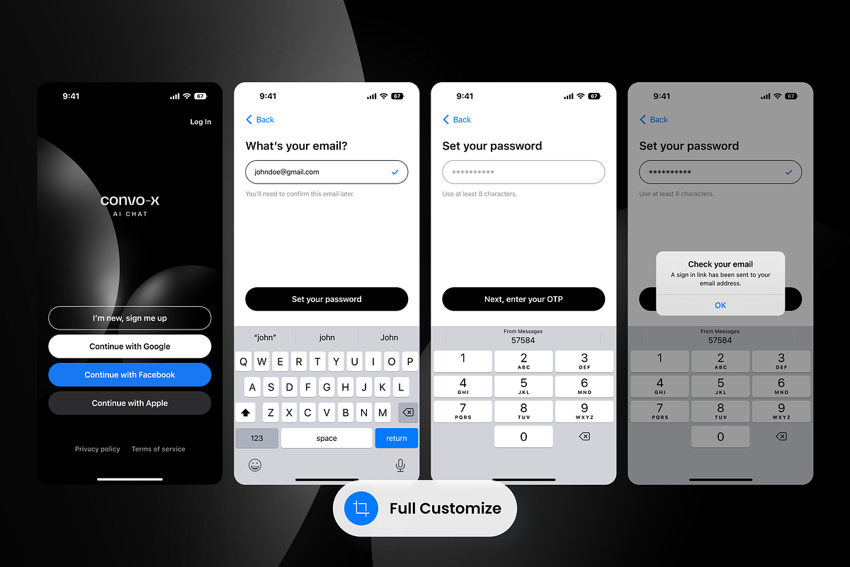 Convo - AI Chat Mobile App, an App Template by SLAB! Design (Photo 3 of 5)