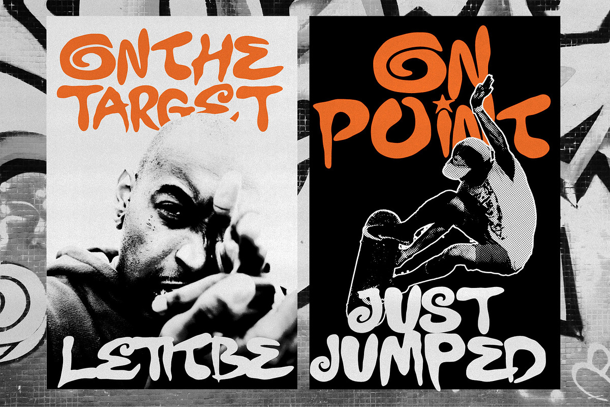 Rizone - Dynamic Display Font, a Handwritten Font by Bentype Studio (Photo 5 of 7)