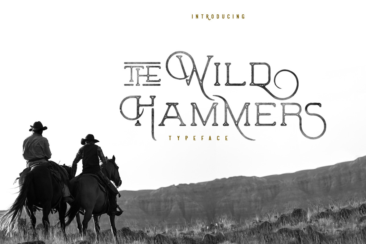 The Wild Hammers, a Serif Font by Burntilldead (Photo 1 of 5)