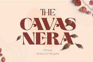 The Cavas Nera 9 Font