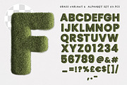 Green Grass or Fur Typo Creator, a Sans Serif Font by TVartworks (Thumbnail 10 of 14)
