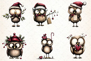 Whimsical Owl Clipart, an Illustration by DreamCafeArt (Thumbnail 6 of 7)