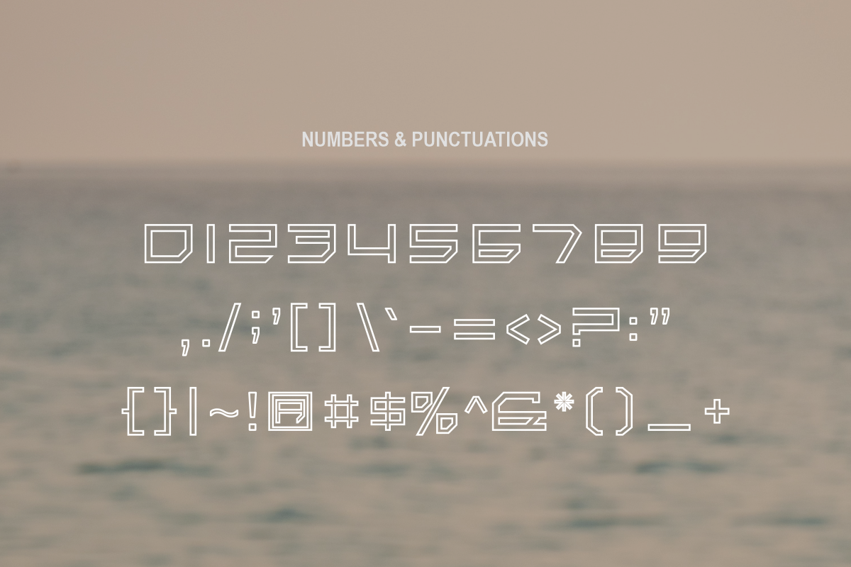 ProgbeLine, a Font by puji_hartono (Photo 4 of 5)