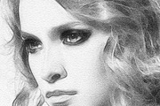 Photoshop Action: Pencil Portrait! preview 5