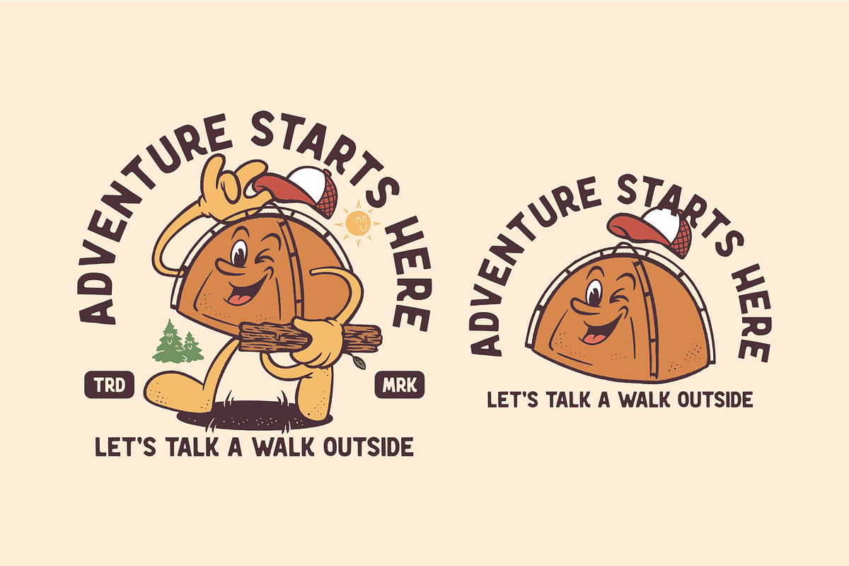 Friendly Outdoor Mascot Characters, an Object Illustration by MovinkGraphicStudio (Photo 4 of 15)
