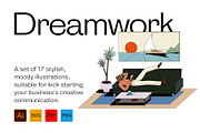 Dreamwork - Surreal illustration set, an Illustration by Growww (Thumbnail 1 of 4)