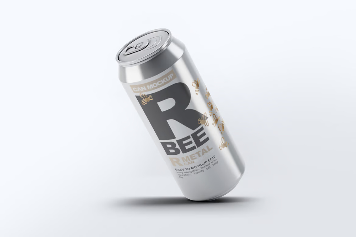 Beer Can 8 Mock-Up, a Product Mockup by Se٧enStudio (Photo 6 of 7)