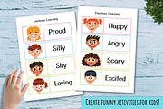 Emotions Faces Collection, an Education Illustration by Gulnara Sabirova (Thumbnail 7 of 11)