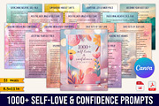 1000+ Self-Love & Confidence Prompts, a Templates & Theme by Designmela01 (Thumbnail 1 of 10)