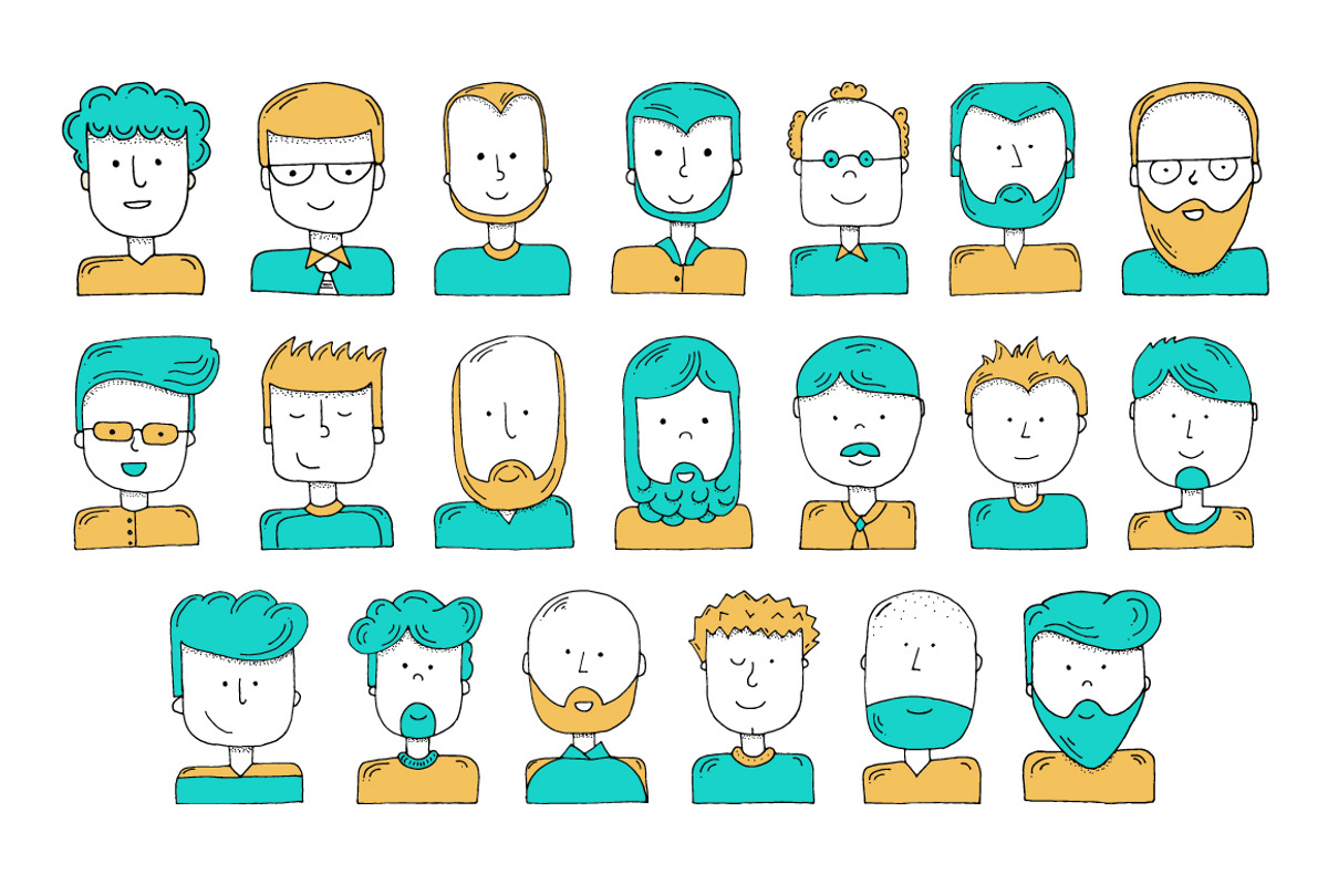 Hand-Illustrated Avatars, an Icon by Lukino (Photo 3 of 3)