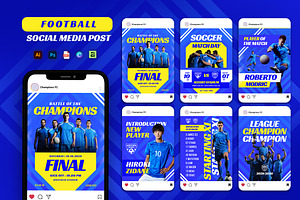 Energetic Sport Social Media - Canva, a Social Media Template by Jiwstudio