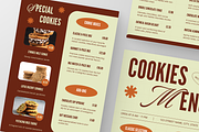 Cookies Menu, a Flyer Template by Annora Studio (Thumbnail 4 of 6)