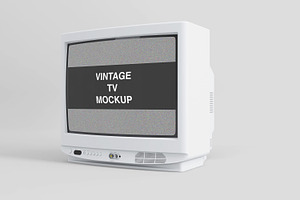 CRV Vintage TV Mockup