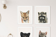 Woodland Babies Wild Animals Clipart, an Animal Illustration by whiteheartdesign (Thumbnail 14 of 28)