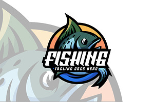 Illustration Fishing Logo Design., a Branding & Logo Template by VectorCraft