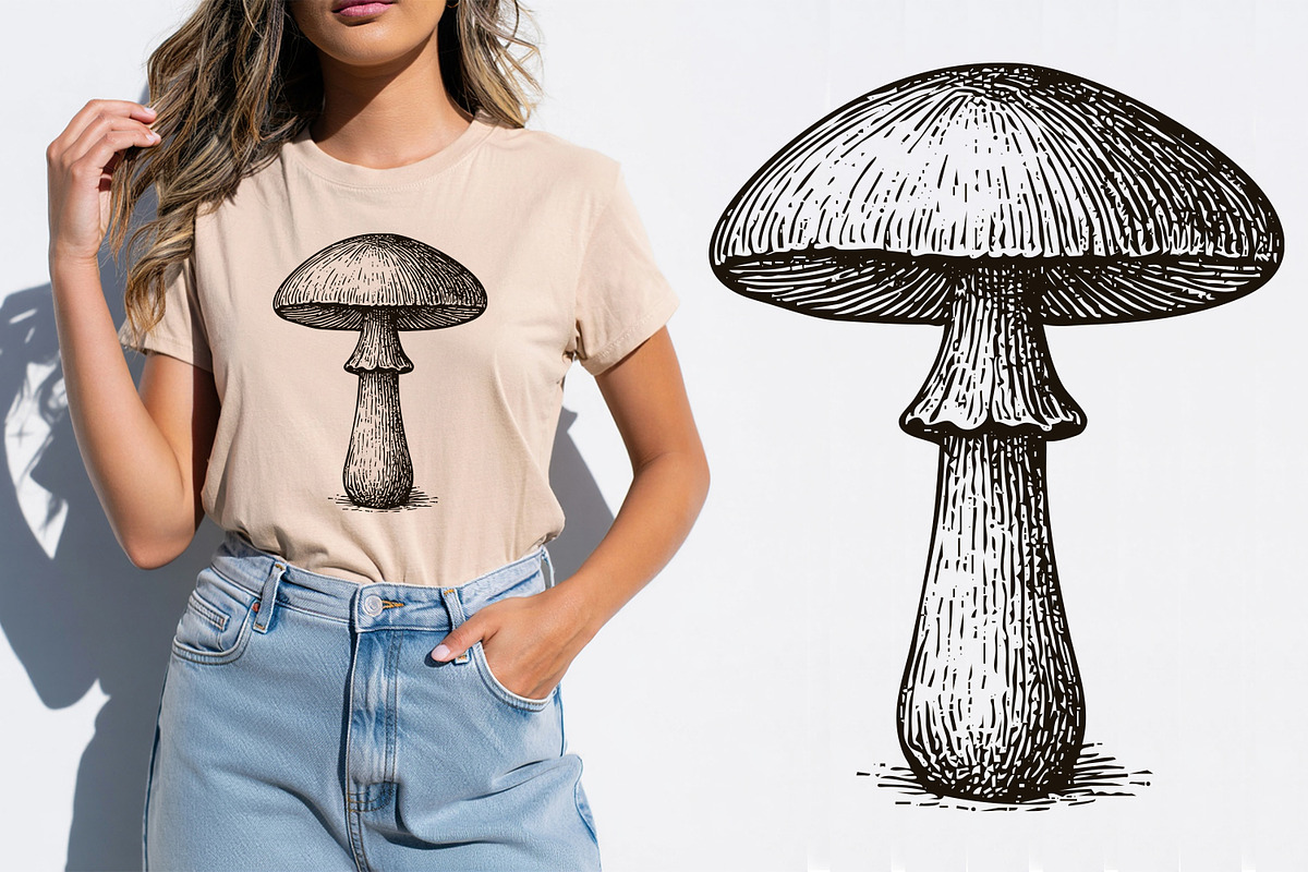 Vintage Mushroom Illustrations, an Illustration by Cool Worker (Photo 3 of 3)