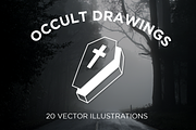 Occult Illustrations Set, an Illustration by Inkwell Supply Co (Thumbnail 1 of 10)