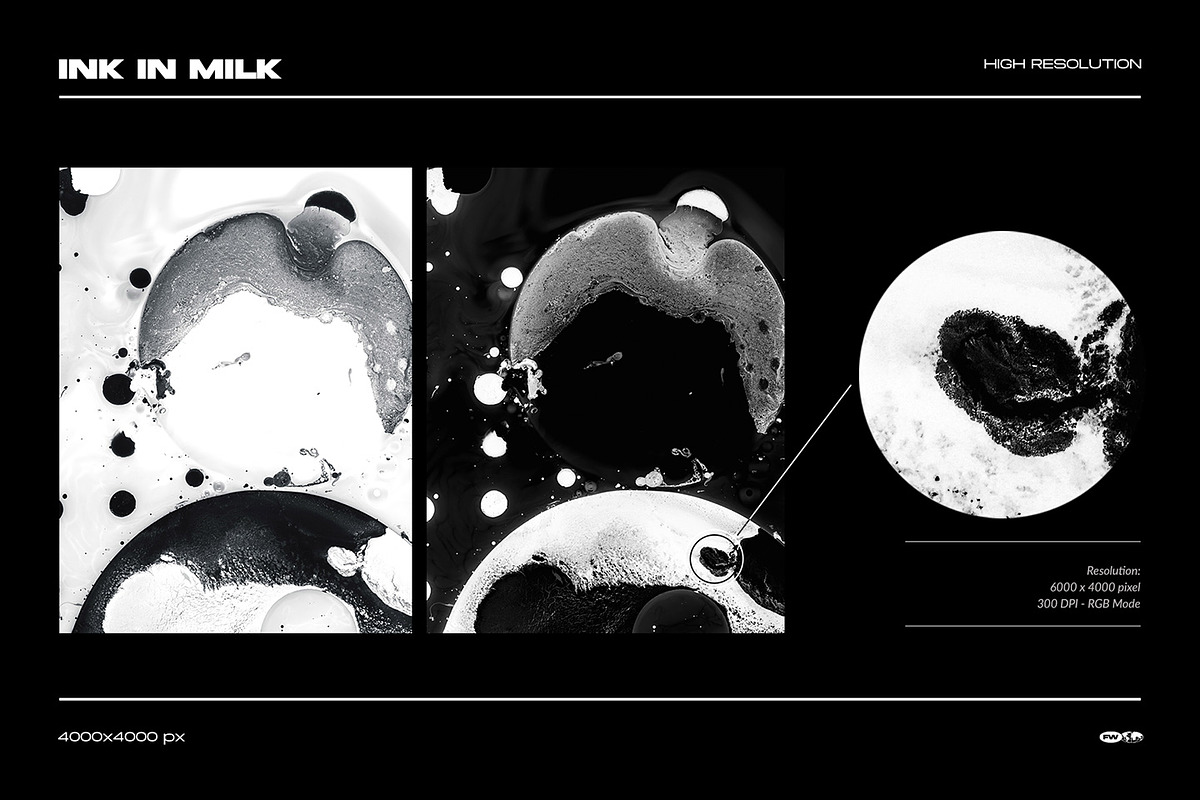 Milch - 50 Ink in Milk Backgrounds, a Texture Graphic by FLYERWRK (Photo 3 of 12)