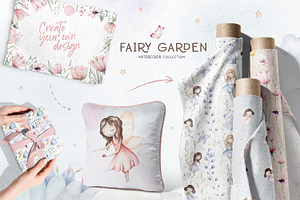 Fairy Garden Watercolor Collection