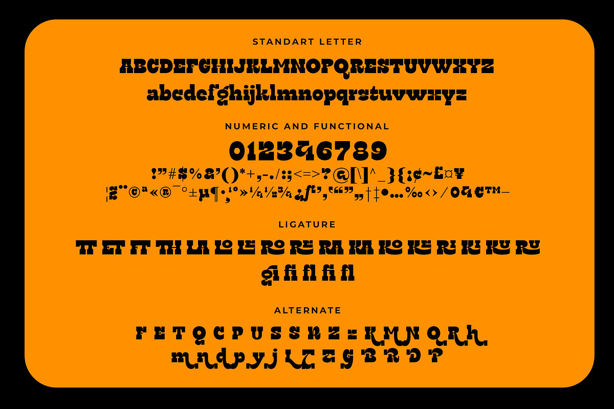 Ratego Vintage Slab Serif Font, a Serif Font by RantautypeStudio (Photo 15 of 15)