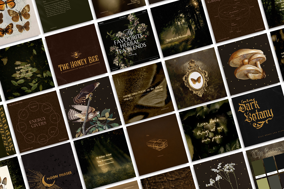 The Naturalist Social Media Bundle, a Social Media Template by The Flossy Finch (Photo 21 of 22)