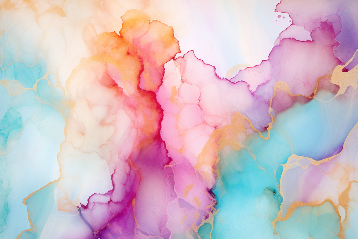 Pastel Alcohol Ink, a Pattern Graphic by Printable Treasure (Photo 4 of 4)