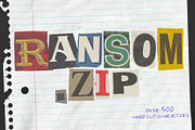 Ransom.zip (500+ ASSETS), an Object Graphic by BLKMARKET© (Thumbnail 1 of 8)