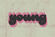 Grunge Shadow Text Effect, a Layer Style Add-On by Xtrahive (Thumbnail 2 of 2)