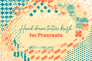 Hand drawn texture for Procreate