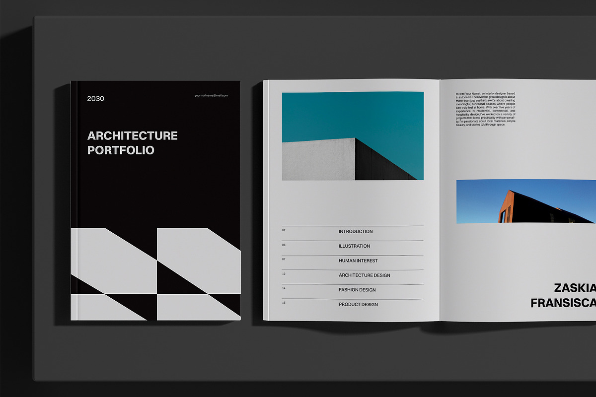 Architecture Portfolio, a Brochure Template by Neermana (Photo 2 of 10)