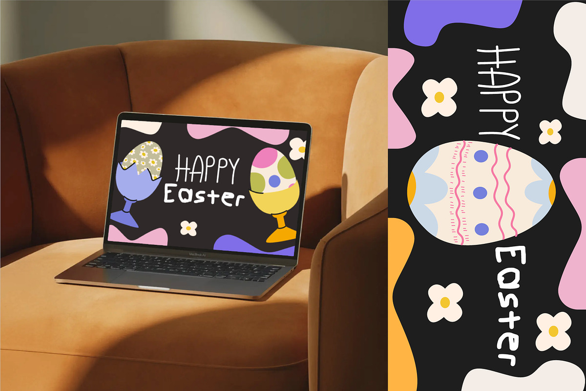 Cozy Easter Vector Clipart, a Decorative Illustration by Luamor (Photo 7 of 8)