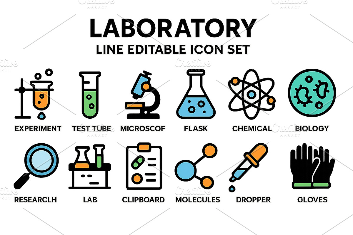 Vector illustration of laboratory, an Illustration by ZinetroN