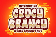 Cruch Branch a Bold Bouncy Font, a Font by Blankids Studio (Thumbnail 1 of 6)
