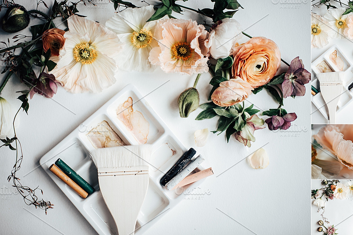 Artist & Floral Styled Stock Bundle, a Business Photo by CreativeMavenCo. (Photo 4 of 21)
